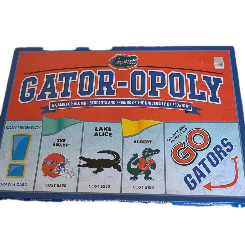 GatorOpoly (Gator Opoly) - University of Florida themed Monopoly Game-- NEW